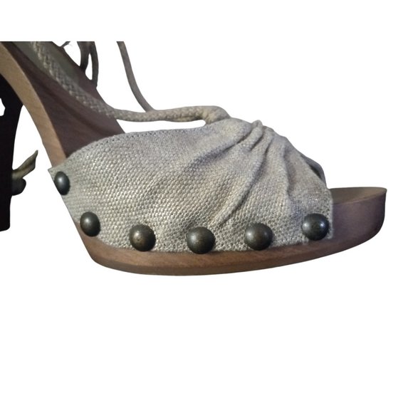 Stella McCartney lace up heels Size 7.5 - Picture 6 of 9